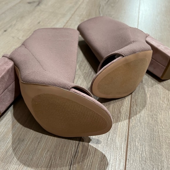 Steve Madden Blush Open Toe Sock Bootie - Picture 4 of 5